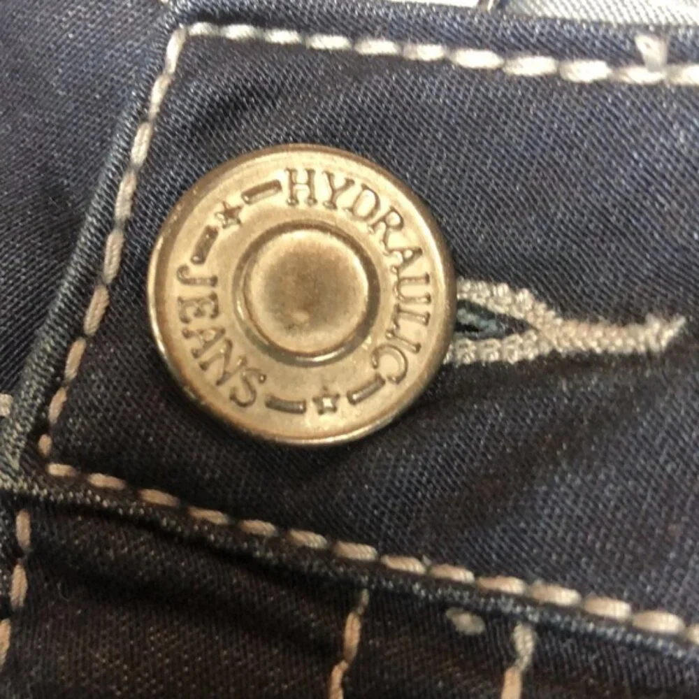 HYDRAULIC MID-RISE SKINNY STRETCH JEANS 6/28x32 ⭐️